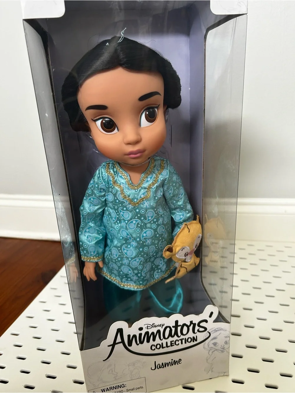 Disney Jasmine Animators Collection Doll - Teal Blue Outfit